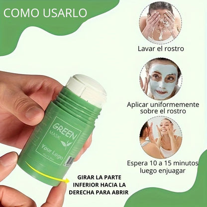 Mascarilla de Té Verde en Barra