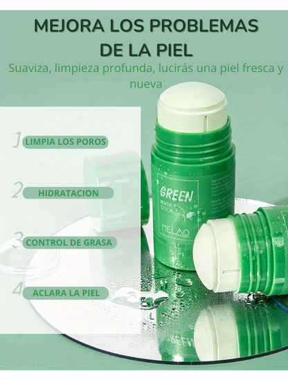 Mascarilla de Té Verde en Barra