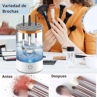 Limpiador de Brochas de Maquillaje Eléctrico