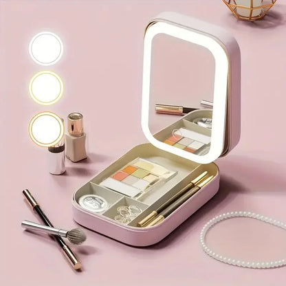 Neceser de maquillaje LED